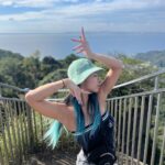 Chise Ninja Instagram – ⛰hiking with my new nails  and New Haribow bags 🦔💙!!..
..
..
 @yanoooouand / @fumiaki_yano_0705 .
Yanoooouuu and Yanooooooo was funny to me 🤣🤣🌪🌪🦔✨🙏🏻..
.
.
.
チタネイル塗ったから、爪を守りながらジェルネイルできたぁ✨🦋ロングネイルにしたい人は必須😝…

 #チタネイル  #titanail 
 @titanail.official 🙏🏻✨.. 千葉県 鋸山 地獄のぞき