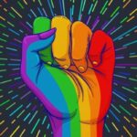 Chloë Grace Moretz Instagram - “I protested shoulder to shoulder with my lesbian, gay, bisexual, and transgender [ siblings ] for the right to be validated and treated like a person. I wasn’t a second-class citizen then and won’t be treated like one now!” - an incredible quote by Stonewall vet and trans activist #YvonneRitter in 1994 Happy global pride everyone ! 🏳️‍🌈 🌈 🏳️‍🌈today is such an important day, wave the flag high and proud !! 🏳️‍🌈 🌈 🏳️‍🌈 let’s keep making progress And using this time to capitalize on the momentum we have going ! Get out and #Vote ! #blacktranslivesmatter #globalprideday #allblacklivesmatter Credit to these photos @discovegay — I turned the comments off on this post because #LOVEWINS and this post is to spread POSITIVITY and not give a platform for people to spread hate in the comments #OnlyLove