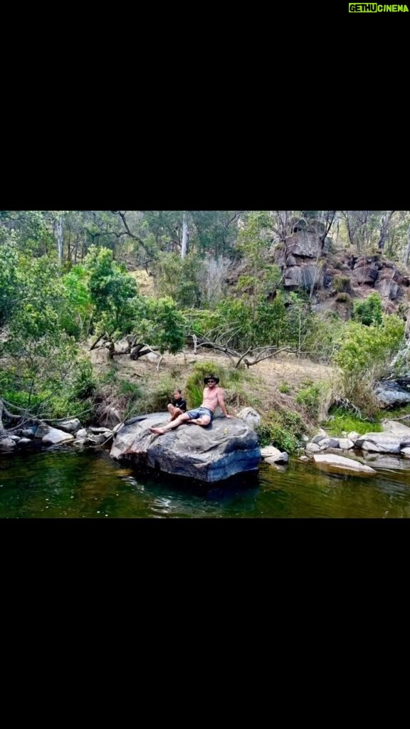 Chris Hemsworth Instagram - Amazing weekend away camping, swimming and dirt bikes !!