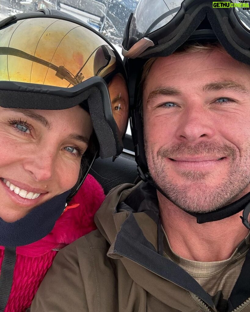 Chris Hemsworth Instagram - Going from summer in Australia to the snow in Montana is always an epic adventure ⛄️❄️