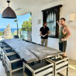 Chris Hemsworth Instagram - Here’s a few pieces of furniture my mate designed that I’d like to share, hand made and all constructed from recycled raw materials, your a wizard @leebrennandesign https://leebrennandesign.com/pages/furniture