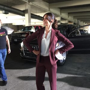 Chris O'Donnell Instagram - Working with Rhonda Burgundy #stayclassysandiego @danielaruah #ncisla
