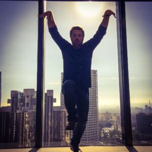 Chris O'Donnell Instagram - Brian L Smith capturing my inner karate kid for season 7 #ncisla