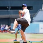 Chris Pratt Instagram - What a day! Jack and I got to hit the mound together, eat our bodyweight in Dodger Dogs and delivered the game opening announcement! Thank you @claytonkershaw for asking me to throw yesterday’s first pitch for faith and family day, what an honor! ⚾️ Let’s go Dodgers! Dodgers Stadium