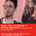 Chrissie Hynde Instagram - Get your tickets now for The His Lordship rocknroll Xmas party extravaganza. Featuring The Pretenders very own James Walbourne on guitar and drummer extraordinaire Kris Stoffersonne. Dangerous rock'n'roll guaranteed to cure those winter blues! Tickets available now at seetickets.com -CHHQ