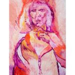 Chrissie Hynde Instagram - One Brush September, 24 September 2019 “Another dreaded self-portrait. This was especially fun and fast. I used the same brush and finished it without cleaning the brush once. Ridley Scott told me that Lucian Freud didn’t clean his brushes either. Bob Dylan told me not to name drop” The final few limited edition prints are available to purchase at chrissiehynde.art/the-sanctum-collection with all proceeds going to Ahimsa Dairy Foundation The exhibition at @karmasanctumldn and Cookham Dean will run until 2nd September. For all enquiries on purchasing Chrissie’s original paintings, contact: charlie@particularideas.com -CHHQ