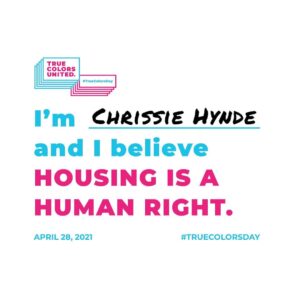 Chrissie Hynde Instagram - #TrueColorsDay is an international day of advocacy around preventing and ending LGBTIQ youth homelessness. 

For more information and to find out how you can get involved, visit: https://truecolorsunited.org/day/