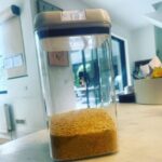 Chrissie Swan Instagram - I have this thing where I can NEVER pick the right sized container for what I’m wanting to store. It’s like a magical gift. I had these biscuit crumbs and spent a few minutes really considering what the perfect container was and I settled on this and was genuinely surprised by how wrong the choice was 😂. Does anyone else do this? And is there a name for it apart from ladymadness?