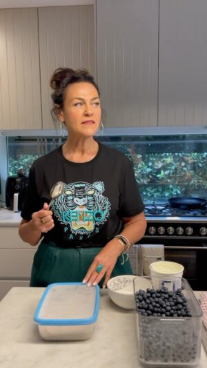 Chrissie Swan Instagram - I’m still working out the best/easiest way to poach an egg but you all have eagle ears and I briefly mentioned Chia Pudding in my supermarket-hack video and you wanted my recipe for it as if it were a vault track from Taylor’s version of 1989… It’s so easy and SO DELICIOUS. You will just LOVE. I usually make it on a Sunday and eat it over the week. Let me know how you go! (Recipe at end to screen shot but I’ll also pop it here👇🏼)
Also yes, my vlog era has well & truly arrived 😂

Chia Pudding
One cup white chia
600mls coconut milk
500mls almond or oat milk
4 tablespoons coconut sugar or brown sugar.

Whisk dry chia and sugar together.
Mix in liquids with a spatula.
Leave in the fridge til pudding-like (maybe 2 hours?)
This is about 6 serves depending on how much you like to eat!