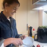 Chrissie Swan Instagram - Kelly slid in to my DMs and asked me how to make an omelette so who am I to ignore this plea? No one, that’s who. Please enjoy the next instalment of my vlog era. Mama’s got a new video editing app and she’s not afraid to use it! Also side note - use organic free range eggs if you possibly can for omelettes because they’re the only thing in the meal and the key ingredient has nowhere to hide! They make a huge difference and aren’t that more expensive. Also: butter: Always and forever BUTTER. Happy Egging! @thefrockfarm - this one’s for you! 🍳 (Also: I’m wearing a bumbag in the kitchen because I wear a bumbag every minute of every day and it’s changed my life the end) (And this is a ‘Classic Omelette’ - you can add cheese or whatever you want after you’ve poured the egg in the pan but this is the BASE OF ALL THAT IS GOOD and the method is essential and applicable to all incarnations of omelettes 😊)
