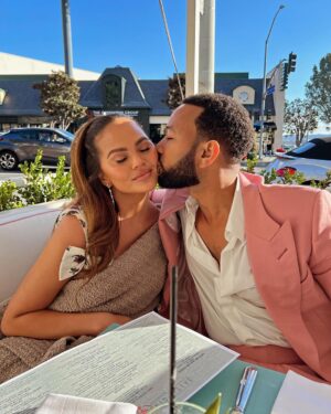 Chrissy Teigen Instagram - I had a really nice birthday 🥹 went to to see my friends @flamingo_estate, had a beautiful lunch with friends, then did ketamine therapy and saw space and time and baby jack and some weird penguins and cried and cried and cried. Then laid with my babies, then hot pot, then hung with my best friend 💗