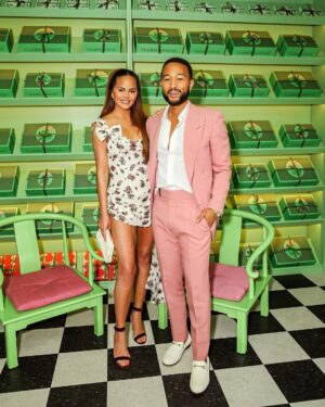 Chrissy Teigen Instagram - I had a really nice birthday 🥹 went to to see my friends @flamingo_estate, had a beautiful lunch with friends, then did ketamine therapy and saw space and time and baby jack and some weird penguins and cried and cried and cried. Then laid with my babies, then hot pot, then hung with my best friend 💗