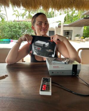 Chrissy Teigen Instagram - legos on vacation with my giant family! a dream