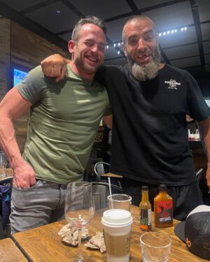 Christopher Lindsey Instagram - 2/3 of the flying brewskis, a series of events. #tbt #flyingbrewskis #jaybriscoe @m.briscoesr