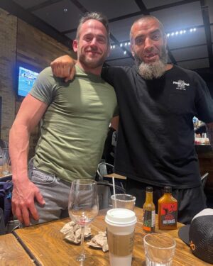 Christopher Lindsey Instagram - 2/3 of the flying brewskis, a series of events. #tbt #flyingbrewskis #jaybriscoe @m.briscoesr