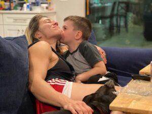 Christopher Lindsey Instagram - Happy Mother’s Day Babe! Also Happy Mother’s Day to all the amazing moms out there! 
You are the absolute best and watching you mom is one of my favorite things in this world! Thank you for always making sure Troy has everything he needs! I love you @marinashafir! #StrongHold #HappyMothersDay #babe #family #love #luckyguy