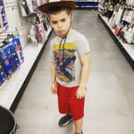 Christopher Lindsey Instagram - My man went from #Sadcowboytroy to #happycowboytroy to defender of the universe. #Troytuesdays #Stronghold #family #dadlife #love @marinashafir