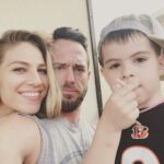 Christopher Lindsey Instagram - Grateful. ❤️💎❤️ #TheStrongs #Family #luckyguy #dadlife #bengalboytroy #babe