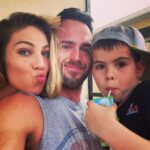 Christopher Lindsey Instagram - Grateful. ❤️💎❤️ #TheStrongs #Family #luckyguy #dadlife #bengalboytroy #babe