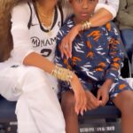 Ciara Instagram - Took my big baby boy to The Knick’s Vs Miami Heat Playoffs Game 5! He better be doing all his chores and not missing a beat and I better get some cool mom points 😂🤟🏽🫶🏽🏀