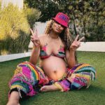 Ciara Instagram - 2 Days before sweet Princess Amora arrived, got my last belly selfie in!:) So many things I reflected on and am looking forward to! Creating life is truly a blessing! I’m Grateful for this time 🫶🏽 Raising all my little ones together. So far it’s going good! 4! I get to have my Coca-Cola freely Iykyk! @TenToOneRum shots soon! 🤘🏽 I can breathe again!  Still moving like granny though 😂 How We Roll is officially Top 5 at Urban!! Having work to do while pregnant was so inspiring! No greater feeling than doing it independently and reaching cool milestones like that! God is Good! Keep your faith in Him and all things are possible! 💪🏽👊🏽❤️