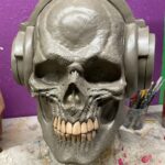 Cig Neutron Instagram - Sculpted the Reaper mask for @lvcrftofficial and I’m kind of in love with it ☠️🖤❤️ #lvcrft