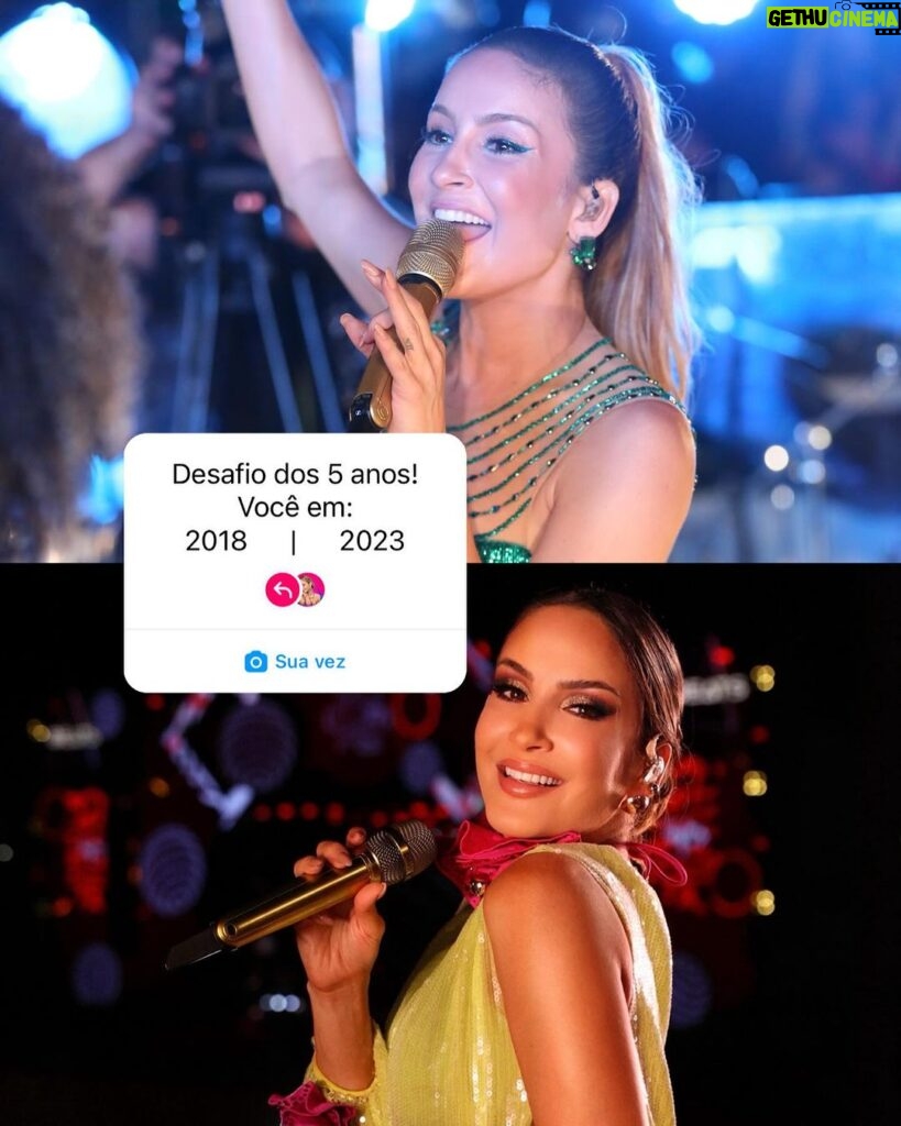 Claudia Leitte Instagram - Resolvi trazer a trend do story para o feed também, desafio dos 05 anos.. 2018/2023 🥰😍