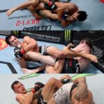 Claudio Puelles Instagram - Claudio Puelles has 3️⃣ kneebar submissions in 6️⃣ UFC fights 🤯 #UFCVegas52