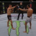 Claudio Puelles Instagram - Un día como hoy, hace 5 años... Tremendo recuerdo de mi primera victoria oficial en @ufc. Gracias @ivanibericopitbull @ki_f_g @tanofernandezbjj por estar en mi esquina en una noche tan memorable y también mil gracias a todos los compatriotas que me hicieron sentir como local. 💪🇵🇪 . . . . . #ClaudioPuelles #PrinceOfPeru #arribaperu #UFC #MMA #UFCChile #onthisday #kneebar Movistar Arena