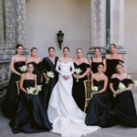 Connar Franklin Instagram - thank you @verawangbride for creating the most beautiful & stunning custom black dresses for my girls - i wanted the drama & every single dress was truly stunning. they had these made in such a short turn around & wanted to make sure every girl felt beautiful. It was an honor to have you apart of our special day. thank you @makeupkarly & @kristenfarrah_makeup for creating the most beautiful make up looks for my girls. thank you @flawlessairbrush + @alyaugustinehair for bringing my (very particular😂)slicked back bun vision to life. all of your talent + their beauty = magic. thank you @isabelalysa & @dolceglow for flying to asheville and giving us all sprays the night before and she gave us all the lil goodie bags🥹 no one gives a glow like you, i love you! thank you @beinspiredpr for bringing this entire bridesmaids vision to life!!! @leilaklewis + clara you guys blow me away. Biltmore Estate