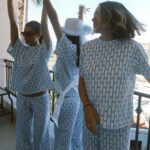Connar Franklin Instagram - GOOD MORNING🎀matching @hillhouse pjs 💕🤍🎀