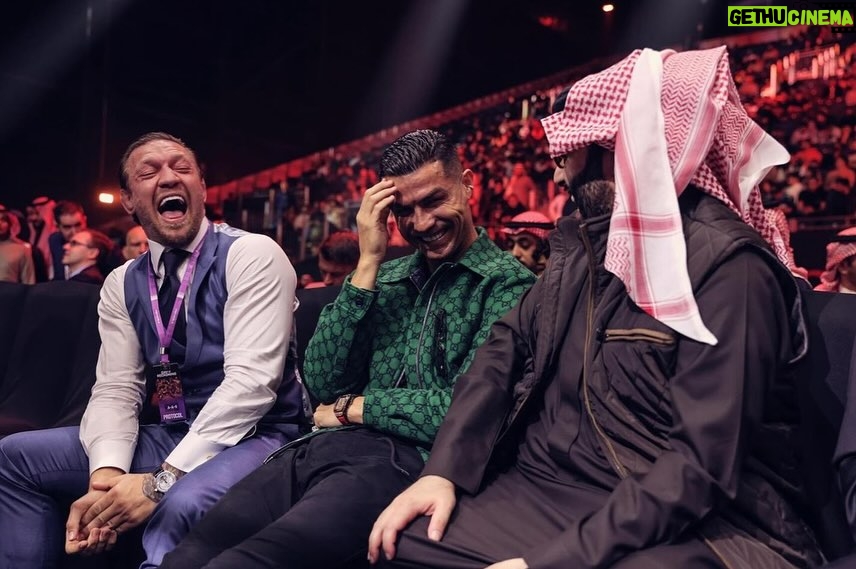 Conor McGregor Instagram - Legendary evening of Boxing in the Kingdom of Saudi Arabia! 🇸🇦👑 BIG ANNOUNCEMENTS COMING. @turkialalshik @cristiano