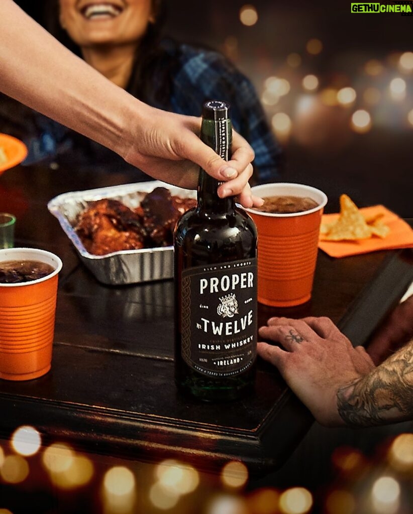Conor McGregor Instagram - Whether out on the town, at the local, or home with your mates—’tis a rich and smooth season to #PourTheRoar. Pick up a bottle or two of Proper No. Twelve today for all your holiday festivities. 🥃🎁