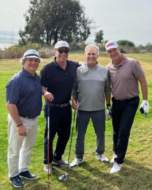 Craig Shoemaker Instagram - Rare time off for all of us, and had a fun hang, while attempting to hit a small, stationary white ball as few times as possible. Jimmy, @gnhsurf @paddywarbucks = perfect company. Laughs aplenty. 

Happy New Year, everybody.  Surround yourself with good friends & family. 

#friends #laughter #fun #golf #showbusiness
