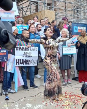 Cynthia Lee Fontaine Instagram - Victory : 
A Federal Judge has declared Texas Ban ( SB12) UNCONSTITUTIONAL !!!!!!

We can celebrate for now ! Tears to my eyes at this moment because Drag is love and fun ! Nothing else ! 

Thanks to @brigittebandit @aclutx and all the organizations who are fighting for our rights  with us ! Gracias 🙏🏻 

Let’s celebrate 🎊 
#sb12 #fyp #rupaulsdragrace #activist #advocate #dragislove #dragisnotacrime #happy #cucu #emotional #wewillcontinuetofight #hispana #boricua #proudDragqueen #orgullo #lgbt+