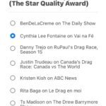 Cynthia Lee Fontaine Instagram – 😍!Como ! ¿ Que Que? 😍

I’ve been nominated for a WOWIE!  For the Best Television Appearance Category for my participation on the Soup Opera / Telenovela from Brasil @tvglobo #vainafé  Im so happy ! 🥫 Vote for me once a day at worldofwonder.net.  Or visit my stories for the link  everyday !! #WOWIES winners will be announced at @rupaulsdragcon! 🤞on May 12-13 , 2023 !  Please support and congrats to all the nominees on this category ! 

#rupaulsdragrace #wowieawards2023 #fyp #nomination #estoyhisterica #BestTelevisionapperance #nominada #shanteyoustay #fromRucostoglamup