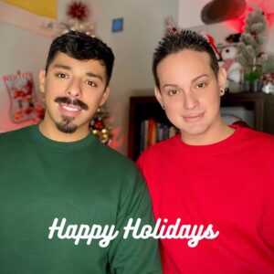Cynthia Lee Fontaine Instagram - Happy Holidays Everyone !
From our Cucu’s to yours 🎁🎄🥰
#christmas #christmasdecor #christmastime #family #familytime #boyfriend #lgbtq #gays #rupaulsdragrace