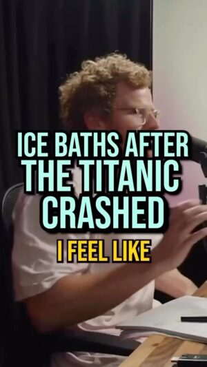 Damien Power Instagram - The Titanic was a chance for an ice bath.