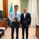 Damir Ismagulov Instagram - Рад был встрече @erlankarin2019 , Рахмет за тёплый приём 🤝 Nursultan, Qazaqstan