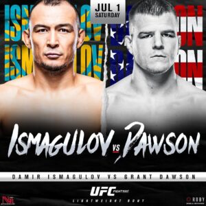 Damir Ismagulov Instagram - Возвращаемся на UFC Fight Night – July 1, 2023. Соперник из топ 15. Очередной вызов🥊🔥. Все или ничего, как говорится у нас-долги нужно возвращать😉 Fighting for my future. All or nothing! Chance to prove what I can do to wrestlers when I’m 100%! Let’s go! @ufc @ufcrussia @danawhite @seanshelby
