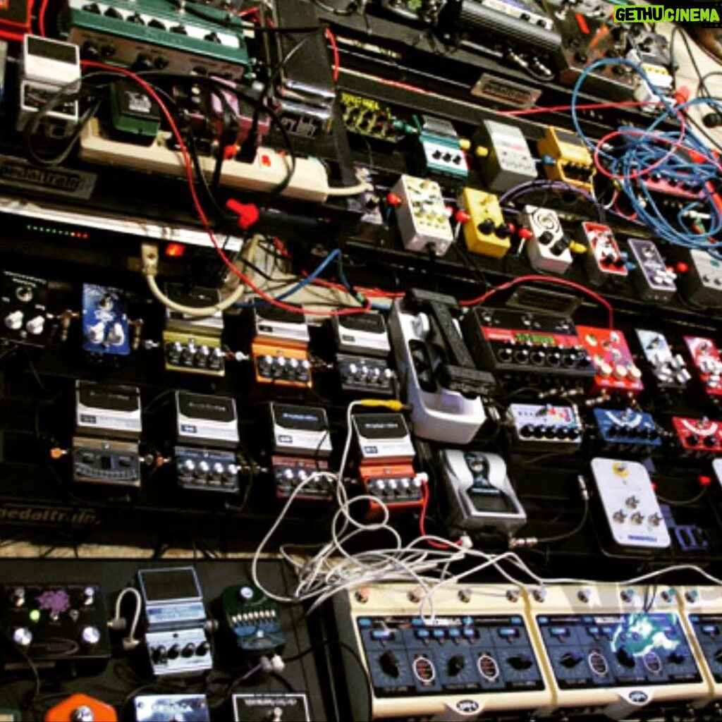 Dave Farrell Instagram - What do you get the guitarist who already has all the guitars for his birthday??? You get him all the pedals! Happy BBBirthday Brad! #guitar #guitarlife #HeavyPedal #NüPedal