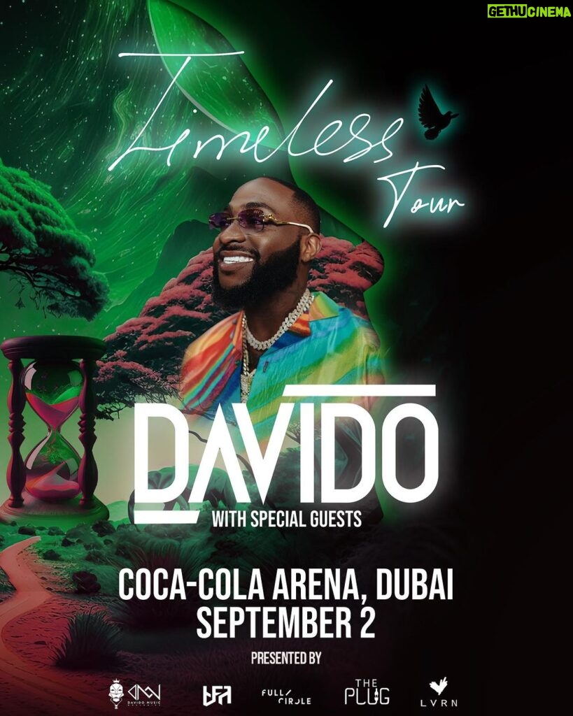 Davido Instagram - Habibi! Are you ready for an unforgettable event!? I'm bringing the TIMELESS experience right to you Dubai! I want you to get ready for an unforgettable night! Go get your tickets now, link in my story ⏳🇦🇪 Dubai, United Arab Emirates
