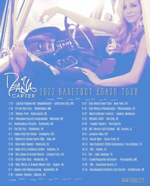 Deana Carter Instagram - Deana Carter's 2023 "Barefoot Again" tour dates - UPDATED:

7.14 -  Capital Region MU Health Care Amphitheater - Jefferson City, MO

7.15 - B's on the River - Watertown, MN

7.22 - Village Park - Kannapolis, NC

7.29 - Washakie County Fair - Worland, WY

8.5 - Rockingham Theatre - Reidsville, NC

8.6 - The Tin Pan - Richmond, VA

8.7 - Rams Head On Stage - Annapolis, MD

8.12 - Maverick Casino and Hotel Elko - Elko, NV

8.15 - Blue Note Hawaii - Honolulu, HI

8.16 - Maui Arts & Cultural Center - Kahului, HI

8.19 - The Lodge at Sunset Beach - Canyon Lake, CA

8.25 - Grand Ole Opry - Nashville, TN

8.26 - Red, White, & Brauen Music Fest - Jasper, IN

9.7 - Honky Tonk Homecoming - Nashvillle, TN

9.16 - Lincoln Theatre in Marion, Virginia

9.18 - City Winery NYC - New York, NY

9.19 - City Winery Philadelphia - Philadelphia, PA

9.22 - World Chicken Festival - London, Kentucky

9.23 - PRIVATE EVENT - Tell City, IN

9.24 -  Temple Theatre- Portland,TN

9.30 - Mt Vernon Fall Festival - Mt. Vernon, IL

10.6 - TBA - Jackson Hole, WY

10.13. - Deana Carter at Haute Spot - Cedar Park, TX

10.14 - Van Alstyne’s 150th Celebration -Van Alstyne, TX

10.21 - TBA - Homer, LA

11.3 - TBA - Lake Jackson, TX

11.17 - The Grand Magnolia Ballroom - Pascagoula, MS

11.25 - TBA - Rosemary Beach, FL

12.14 - Hutchinson's Historic Fox Theatre - Hutchinson, KS

Get more information here: www.Deana.com

We hope to see you there!

#countrymusic #90scountry #