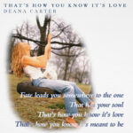 Deana Carter Instagram - "Fate leads you somewhere to the one That has your soul That's how you know it's love That's how you know it's meant to be." - "That's How You Know It's Love" by Deana Carter "Did I Shave My Legs For This" 25th Anniversary Album - Available Now! https://beacons.ai/deanatunes