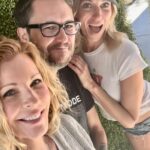 Debbie Gibson Instagram - What an incredible day with @itswilwheaton and @annewheaton ! ❤️ PS Leave it to the 2 show biz vets to find the mirrors and Anne to capture the moment! 😉 #friends #history #fridayvibes Los Angeles, California