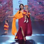 Debina Bonnerjee Instagram - Moments like this ❤️ This one is obviously the most special #iykyk 😉 Thank you @shivanee_saraf for putting across sucha beautiful thought for @barrooni.in collection The thought : To be structured and messy at the same time and every “mother” will just get it since we are on a role to shine get our confident going, keep things structured and yet we are messy too haha!! To good times and making the best memories with my little girls❤️ . Outfit both mommy babies : @barrooni.in 👠 : @Sana.k.official Hair : @irshad__hair Styled by : @simrankhera5 Managed by : @jeevitaoberoi . Thank you @timesfashionweek . . #debinabonnerjee #love #bombaytimesfashionweek