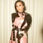 Demi Lovato Instagram - A little latex moment..