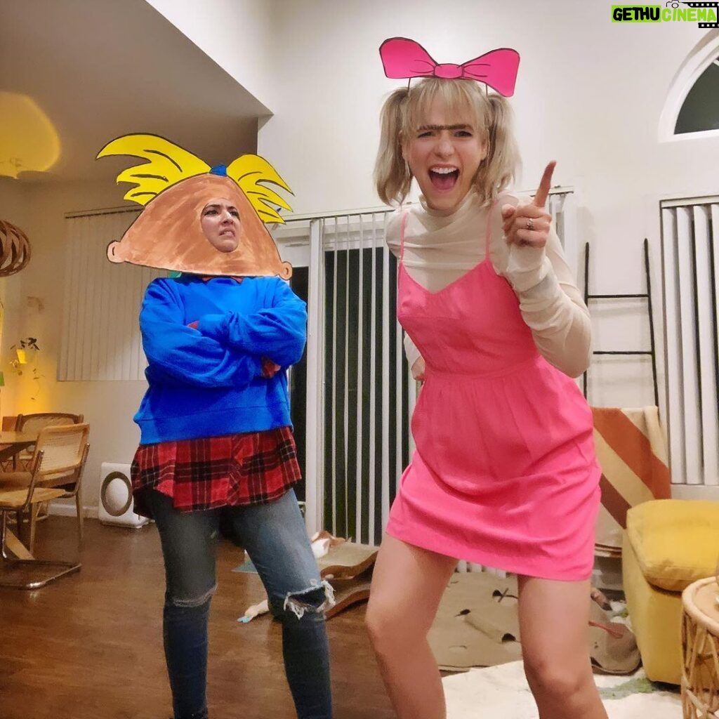Devin Lytle Instagram - @chantelhouston and I opted for really slutty costumes this year. hope IG doesn’t take this down. 🙏🏻🥵 #halloween #heyarnold