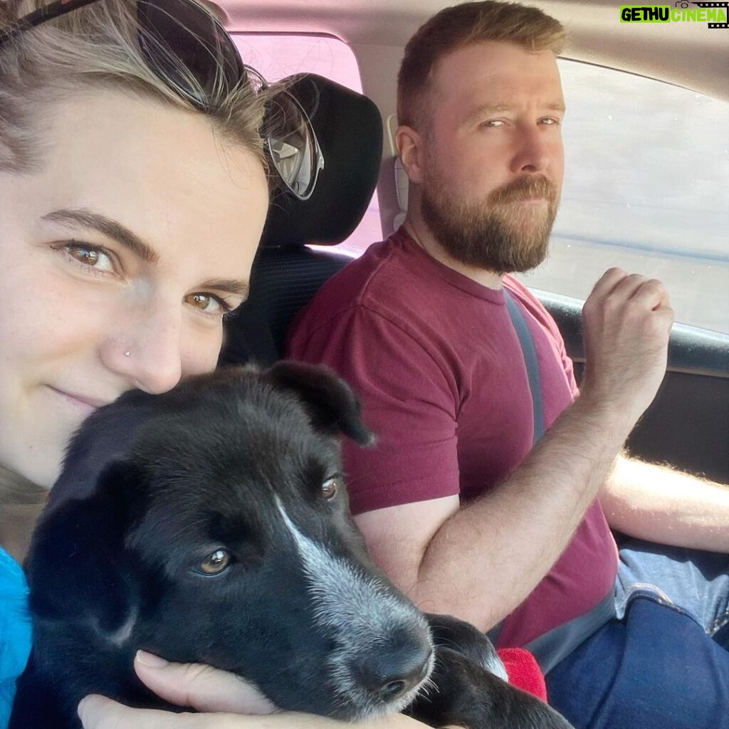 Devin Lytle Instagram - Little life update!✨ Internet, meet Disco, the newest addition to our family. About a month ago, Patrick and I found Disco on @pawsitivebeginningsla, and our heart mellllted. 🫠 The folks over at @pawsitivebeginningsla were so understanding and respectful of our process, and allowed us to take a couple weeks to foster this sweet pup while we readjusted our lives. Fun fact, owning a #puppy is a MASSIVE undertaking - one that I was semi prepared for - but Aleks at @pawsitivebeginningsla made herself so available for all of our questions and concerns! 🙏🏻 Disco is a smart cookie (like her Daddy) with a flair for the dramatics (like her Mama). She keeps Mars and I on our toes, and she has already taught me more about my capacity for patience and empathy than ever. I adore her, and I think you will too. Devin But Better fans, get ready for a return to #youtube with her story soon! 🪩💕 Los Angeles, California