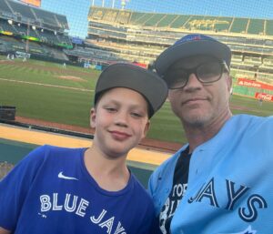 Devon Sawa Instagram - Let’s go blue jays!!! Oakland, tonight we war!!